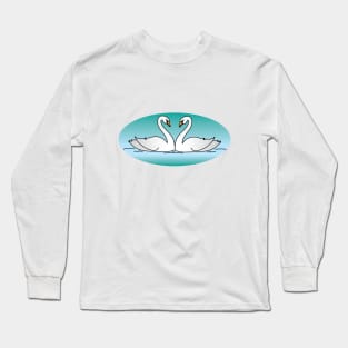 Two Swans Love Long Sleeve T-Shirt